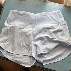 Lululemon Athletica Women's Soft Blue shorts NWOT